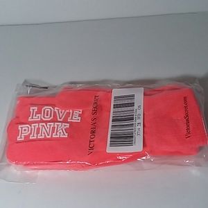 Pink VICTORIA'S SECRET Gloves and Headband New